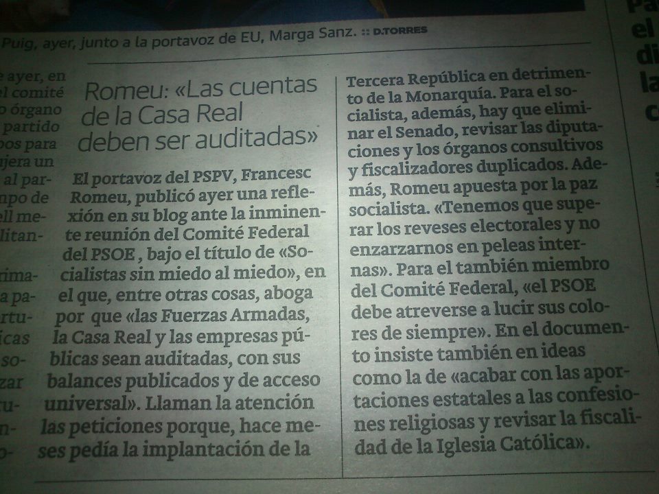 Texto "Las Provincias"