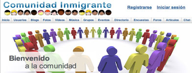 Francesc Romeu. red social inmigrantes