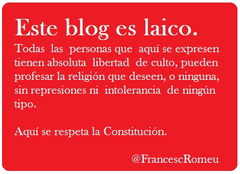 Francesc Romeu, blog laico